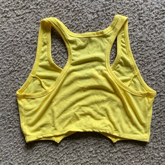 Live J Tops - Love J Yellow Crop Top